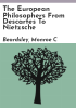 The_European_philosophers_from_Descartes_to_Nietzsche