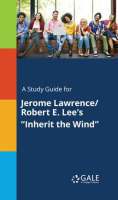 A_Study_Guide_for_Jerome_Lawrence_Robert_E__Lee_s__Inherit_the_Wind_