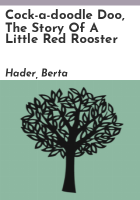 Cock-a-doodle_doo__the_story_of_a_little_red_rooster