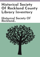 Historical_Society_of_Rockland_County_library_inventory